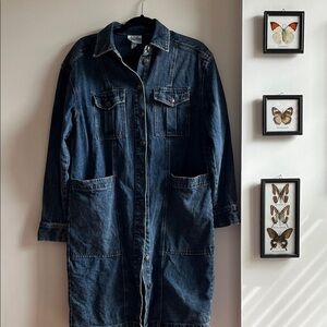 Denim Longline Jacket